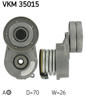 SKF Spannrolle, Keilrippenriemen (VKM 35015)