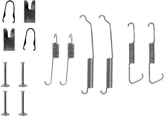 HELLA Zubehörsatz, Bremsbacken (8DZ 355 200-491)