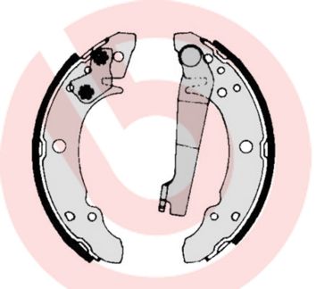 BREMBO Bremsbackensatz (S 85 507)