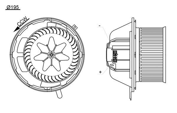 MAHLE Innenraumgebläse (AB 194 000S)