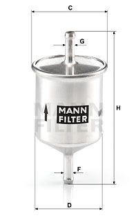 MANN-FILTER Kraftstofffilter (WK 66)