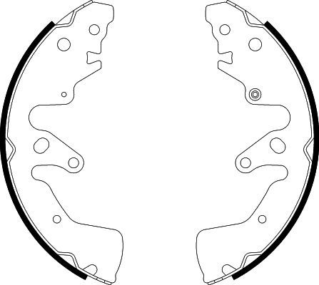 HELLA PAGID Bremsbackensatz (8DB 355 000-261)