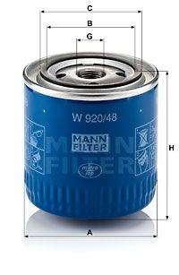 MANN-FILTER Ölfilter (W 920/48)