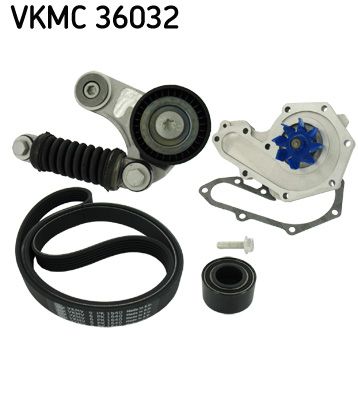 SKF Wasserpumpe + Keilrippenriemensatz (VKMC 36032)