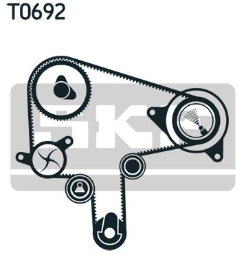 SKF Zahnriemensatz (VKMA 94912)