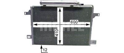 MAHLE Kondensator, Klimaanlage (AC 369 000P)