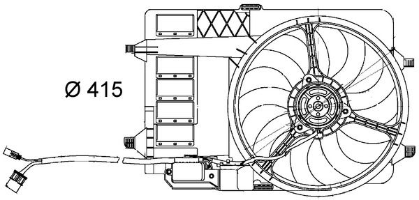 MAHLE Lüfter, Motorkühlung (CFF 29 000S)