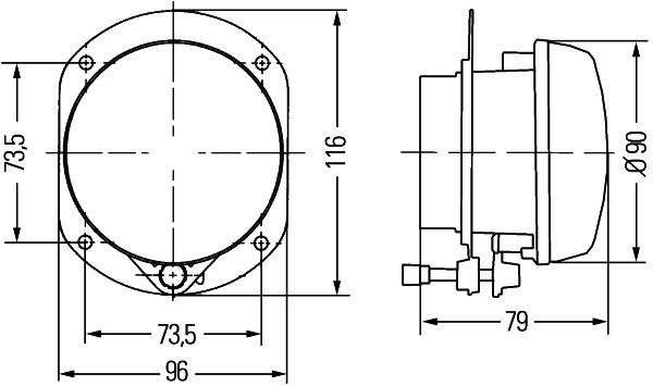 HELLA Nebelscheinwerfer (1N0 009 295-031)