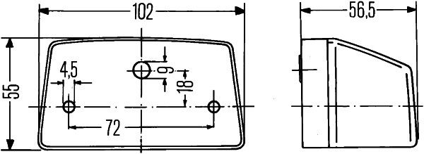 HELLA Kennzeichenleuchte (2KA 003 389-081)