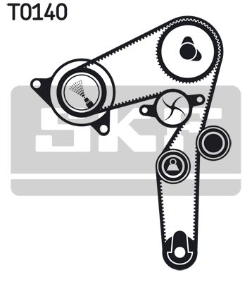 SKF Wasserpumpe + Zahnriemensatz (VKMC 02192)