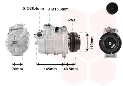 VAN WEZEL Kompressor, Klimaanlage (0600K332)