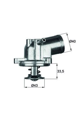 MAHLE Thermostat, Kühlmittel (TI 21 87)