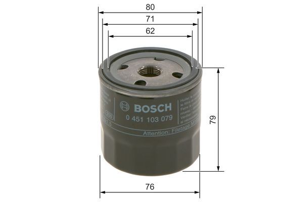 BOSCH Ölfilter (0 451 103 204)