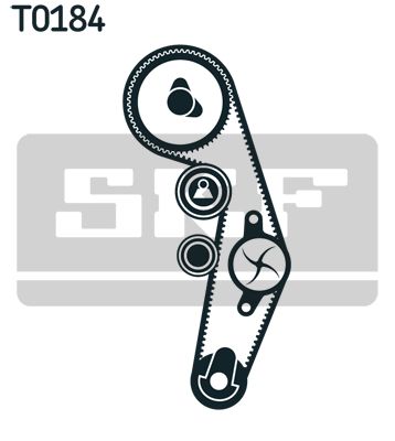 SKF Wasserpumpe + Zahnriemensatz (VKMC 01250-3)