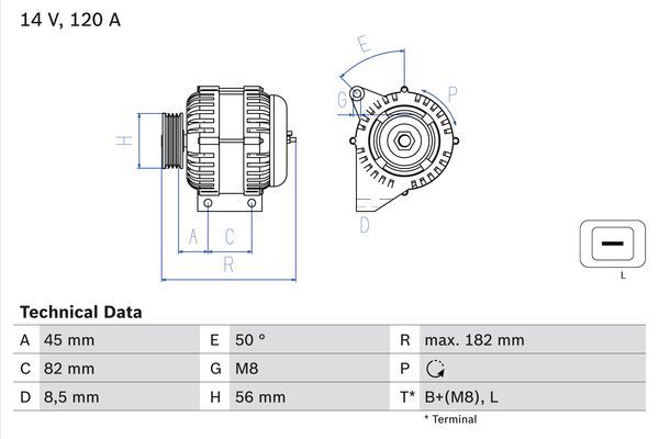 BOSCH Generator (0 986 041 150)