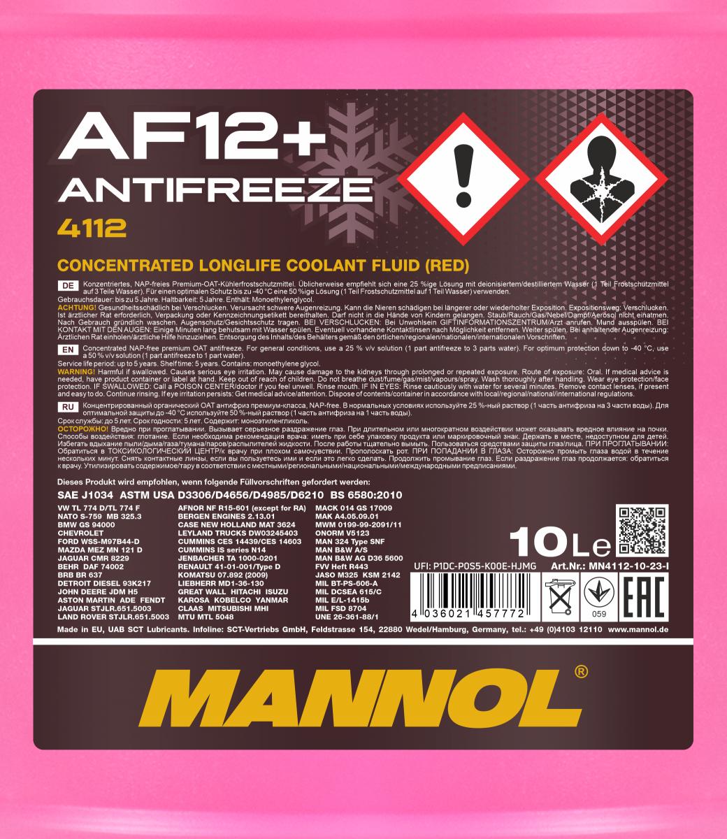 MN Antifreeze AF 12+ Longlife