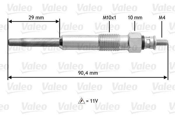 VALEO Glühkerze (345102)