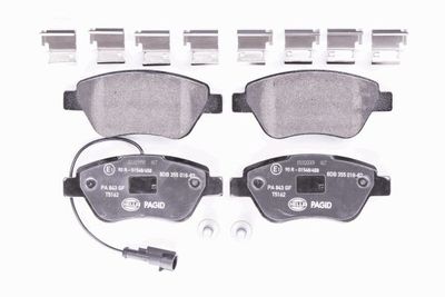 HELLA Bremsbelagsatz, Scheibenbremse (8DB 355 018-821)