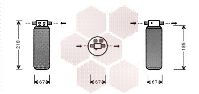 VAN WEZEL Trockner, Klimaanlage (0200D145)