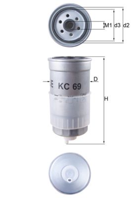 KNECHT Kraftstofffilter (KC 69)