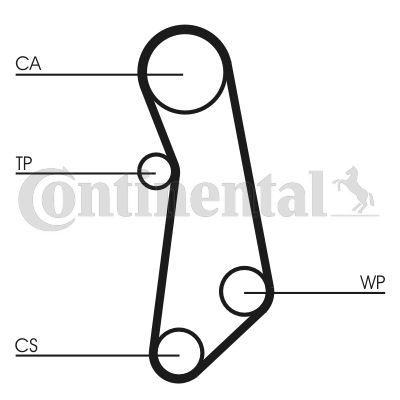 CONTINENTAL CTAM Zahnriemen (CT1114)