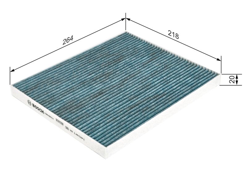 BOSCH Filter, Innenraumluft (0 986 628 515)