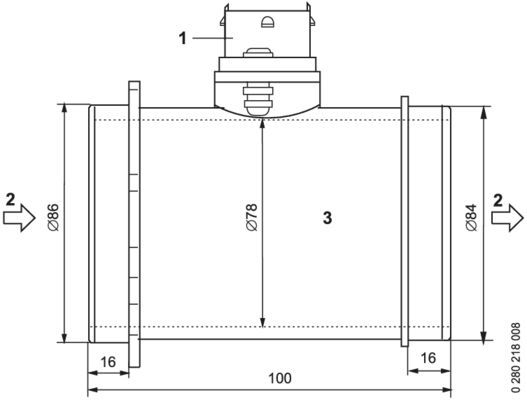 BOSCH Luftmassenmesser (0 280 218 089)