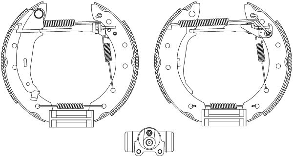 TEXTAR Bremsbackensatz (84048000)