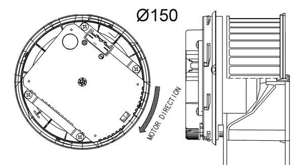 MAHLE Innenraumgebläse (AB 263 000P) Thumbnail