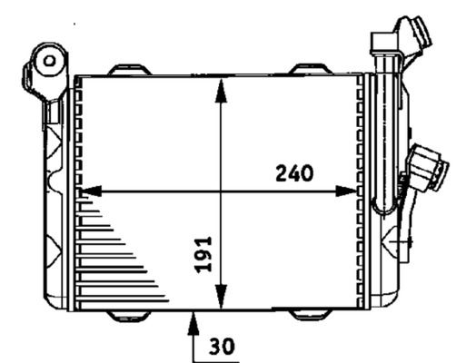 MAHLE Ölkühler, Motoröl (CLC 33 000P)