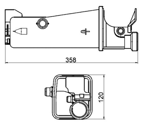 MAHLE Ausgleichsbehälter, Kühlmittel (CRT 2 000S)