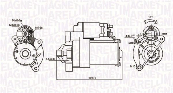 MAGNETI MARELLI Starter (063720594010)