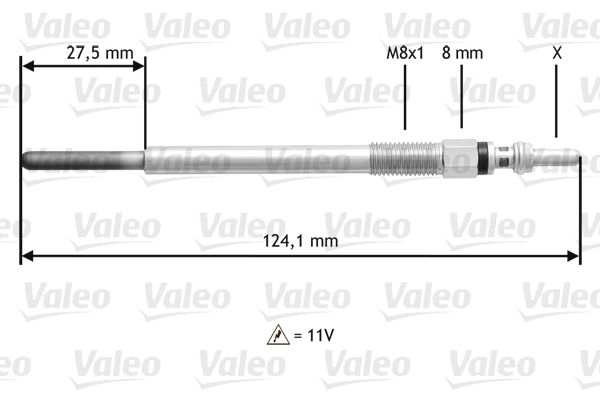 VALEO Glühkerze (345138)