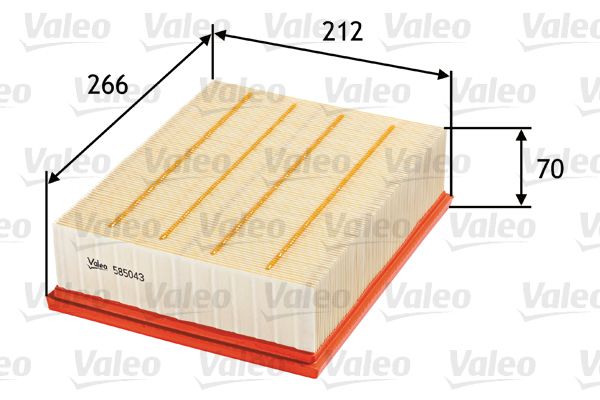 VALEO Luftfilter (585043)