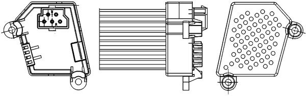 MAHLE Regler, Innenraumgebläse (ABR 21 000P)