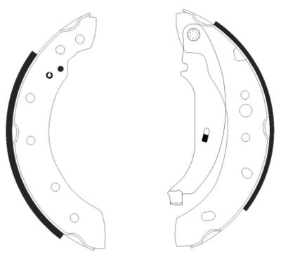 HELLA Bremsbackensatz (8DB 355 002-771)