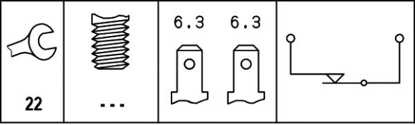 HELLA Bremslichtschalter (6DF 003 263-071)