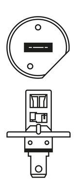 BOSCH Glühlampe, Fernscheinwerfer (1 987 302 015)