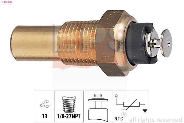 EPS Sensor, Kühlmitteltemperatur (1.830.005)