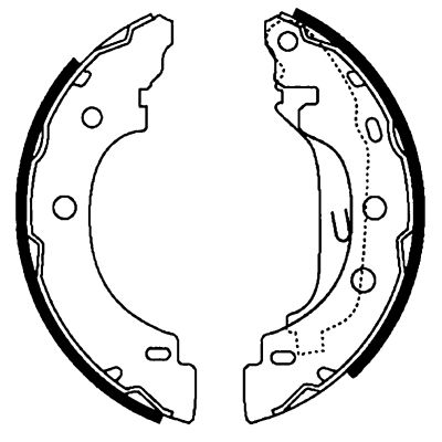 HELLA Bremsbackensatz (8DB 355 002-241)