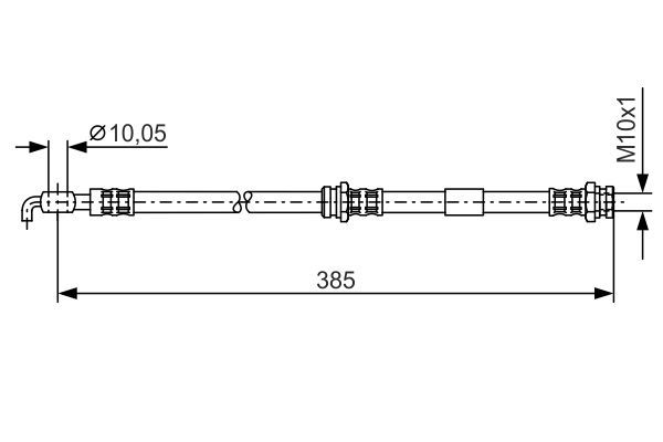 BOSCH Bremsschlauch (1 987 476 110)