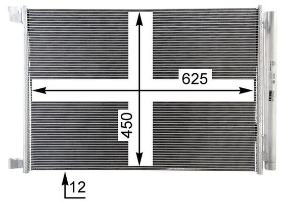 MAHLE Kondensator, Klimaanlage (AC 400 000P)