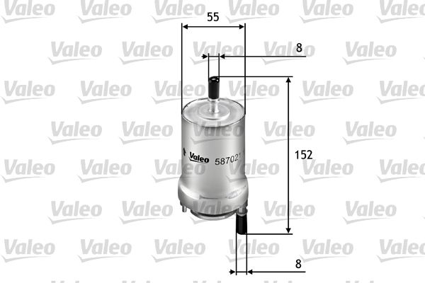 VALEO Kraftstofffilter (587021)