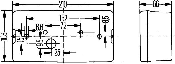 HELLA Heckleuchte (2VP 006 040-121)