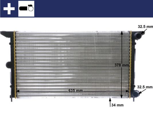 MAHLE Kühler, Motorkühlung (CR 641 000S)