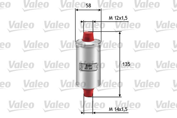 VALEO Kraftstofffilter (587200)