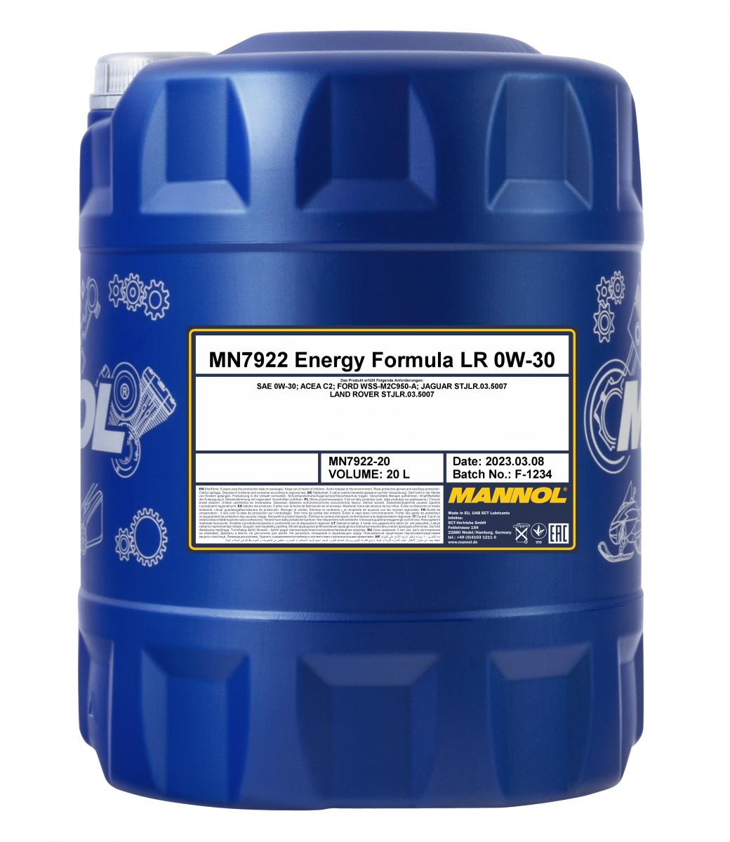MN7922 Energy Formula LR 0W-30