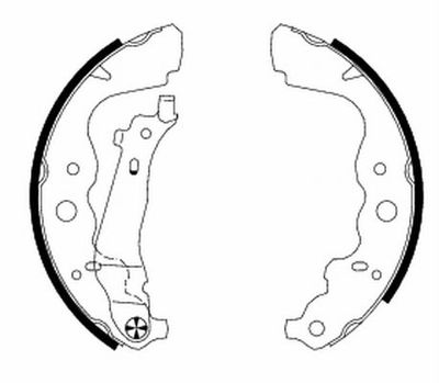 HELLA Bremsbackensatz (8DB 355 000-301)