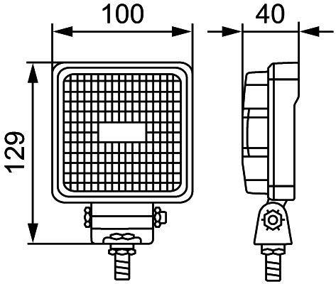 HELLA Arbeitsscheinwerfer (1GA 357 107-012)