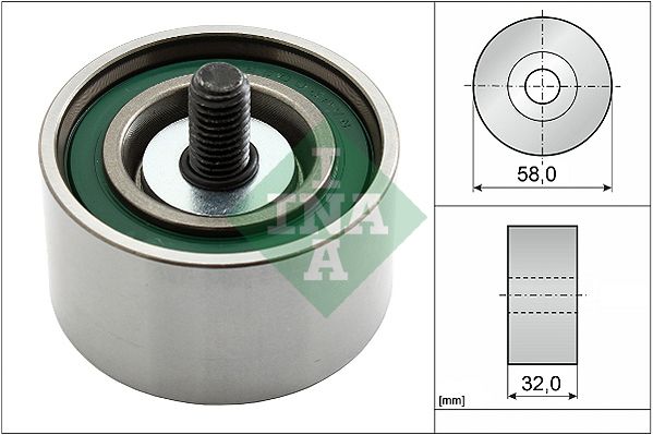 Schaeffler INA Umlenk-/Führungsrolle, Zahnriemen (532 0540 10)